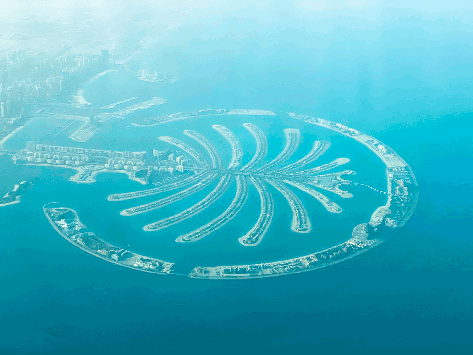 palm jumeirah island dubai