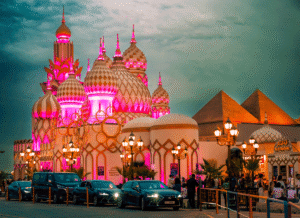 Batiment de Global Village à Dubai