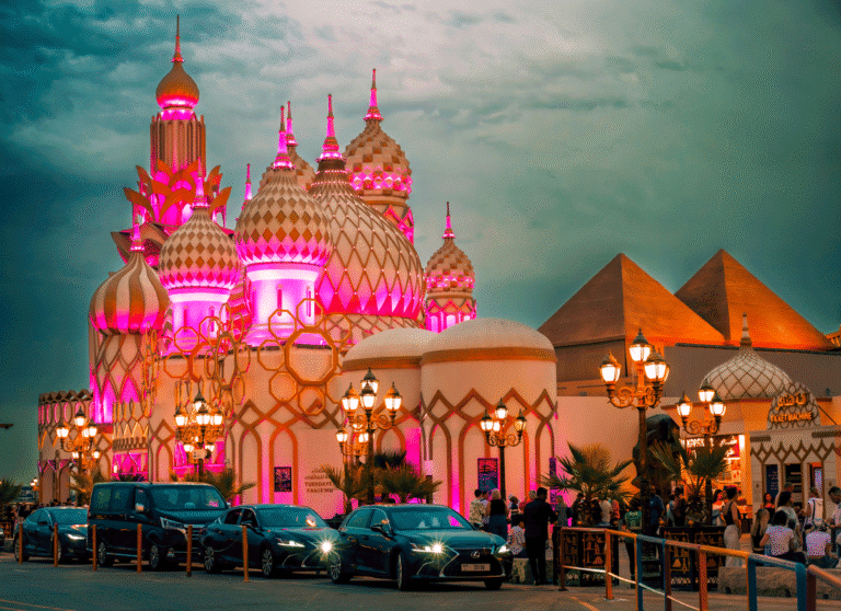 Batiment de Global Village à Dubai