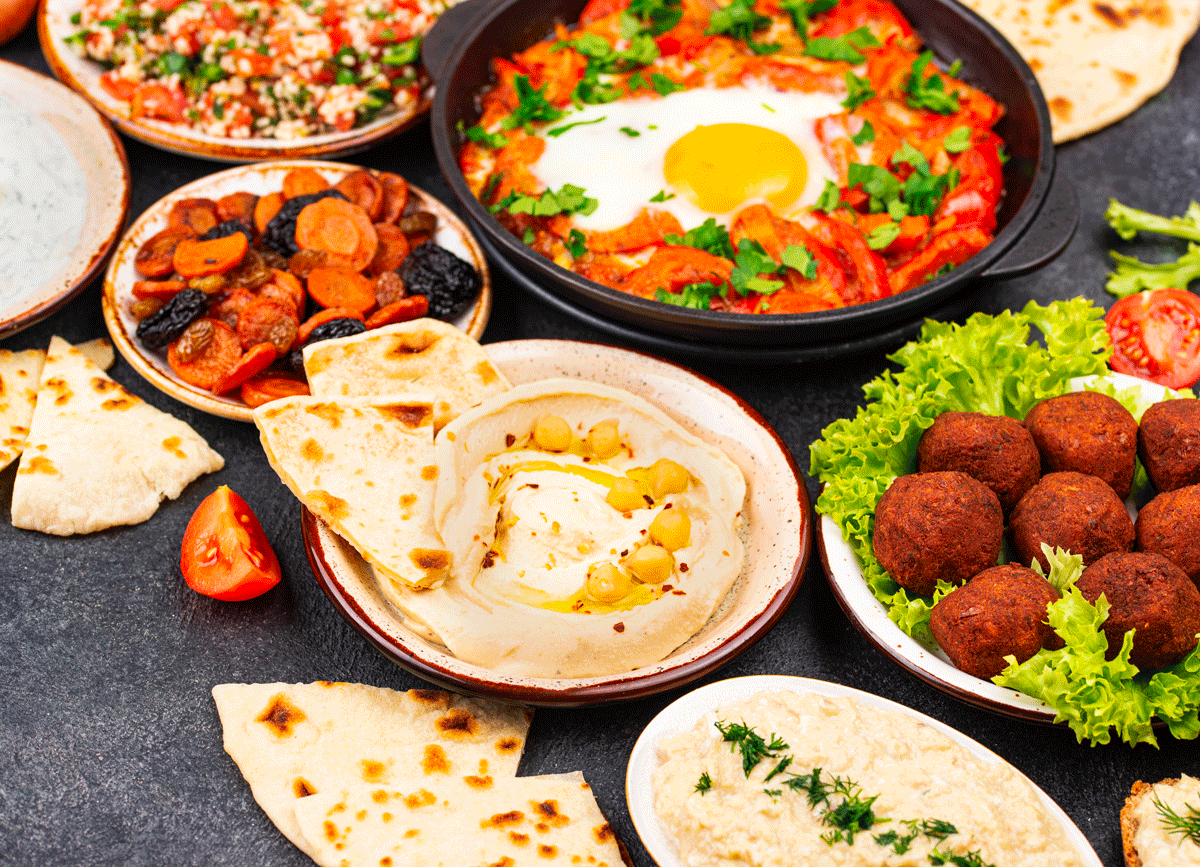 Sélection de plats savoureux dans un restaurant pas cher à Dubai