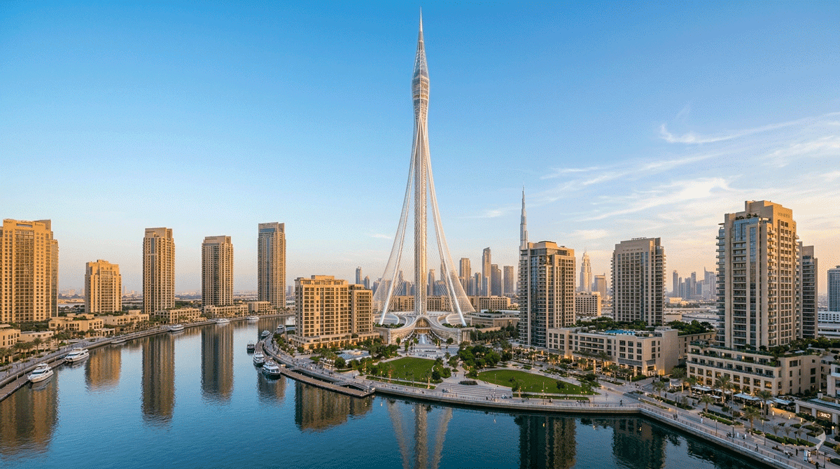 Concept architectural Dubai Creek Harbour Tower